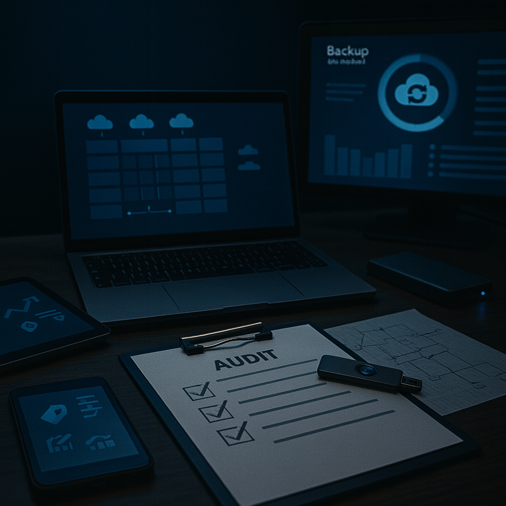 Engineers performing a cloud environment audit