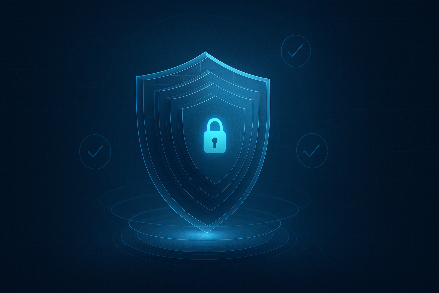 Secure shield concept with layered protection